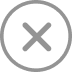 cross icon input